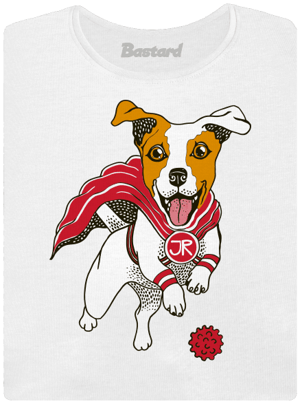 Jack Russell dámske tričko White