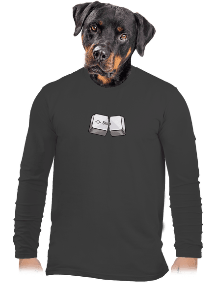 Shift pánske dlhý rukáv Dark Grey