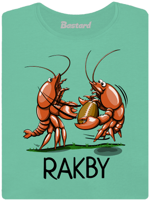 Rakby dámske tričko prémium Mint Mal