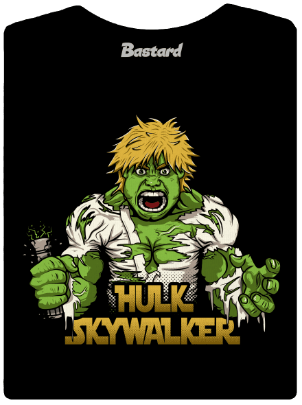 Hulk Skywalker dámske tričko prémium Black