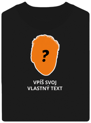 Tvoja hlava unisex mikina bez kapucne Black