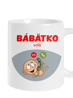 Bábätko volá klasický hrnček White