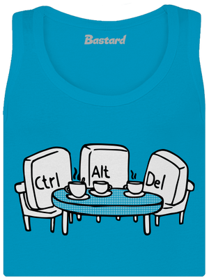 Nerozluční kamaráti dámske tielko klasické Blue Atol