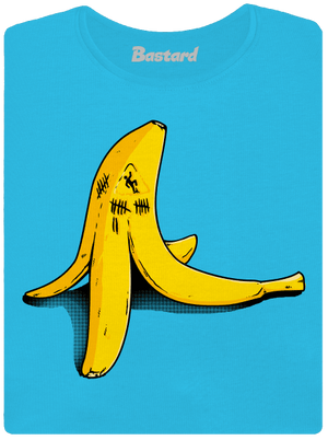 Banán zabijak dámske tričko s lemom Blue Atol