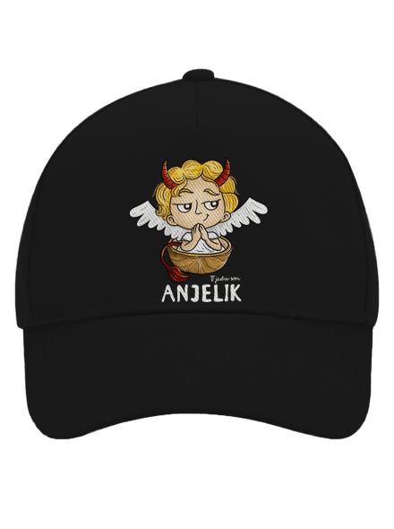 Anjelik šiltovka baseballka Black