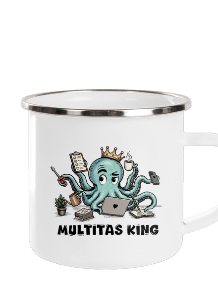 Multitas king plecháčik White