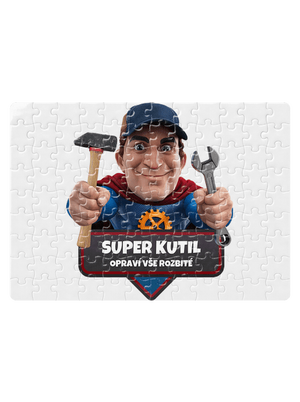 Super otec puzzle White