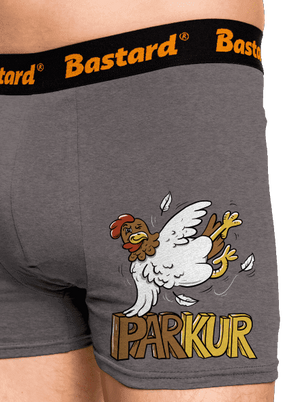 Parkur boxerky Gray Melange