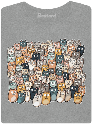 Nájdi čerta dámske tričko Dark Gray Melange