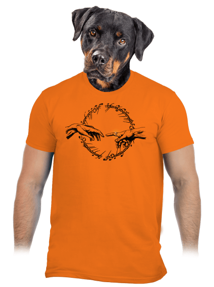 God of ring pánske tričko Orange