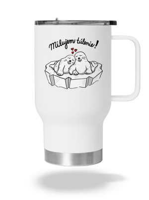 Milujem túlenie termohrnček White