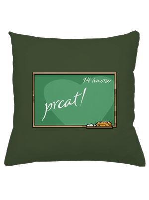 Valentínsky nešvár vankúš Olive Green