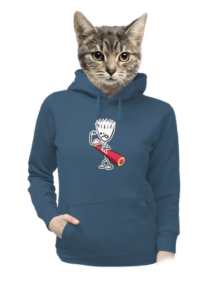 dámska mikina klokanka