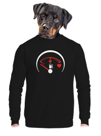 unisex mikina bez kapucne