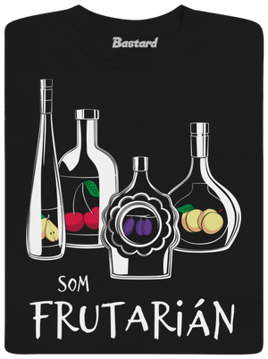 Frutarián pánske tričko Black
