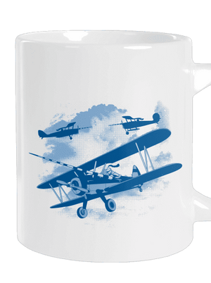 Rytieri nebies veľký hrnček White