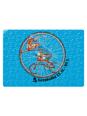 Cyklistický horoskop: Kozorožec puzzle White