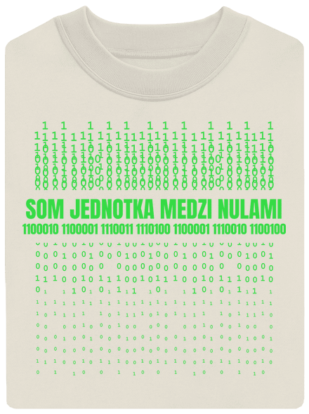 Jednotka medzi nulami unisex mikina bez kapucne Off White