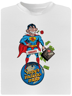 Supermachoman detské športové tričko White