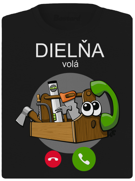 Dielňa volá dámske športové tričko Black