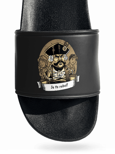 B14: S čerty nejsou žerty šľapky Black