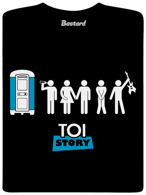 Toi Story pánske tričko Black
