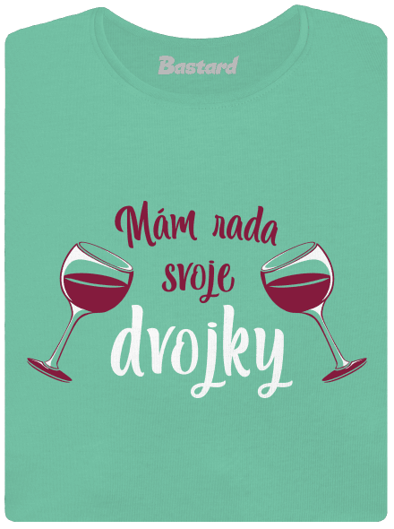 Dvojky dámske tričko prémium Mint Mal