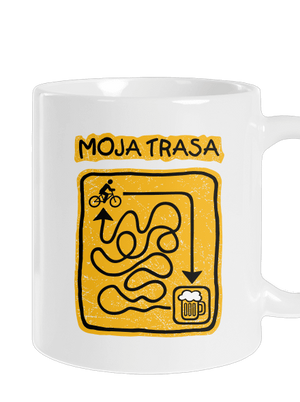 Moja trasa klasický hrnček White