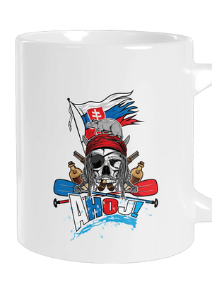 Ahoj veľký hrnček White