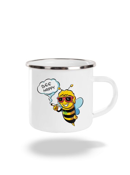 Bee happy plecháčik White