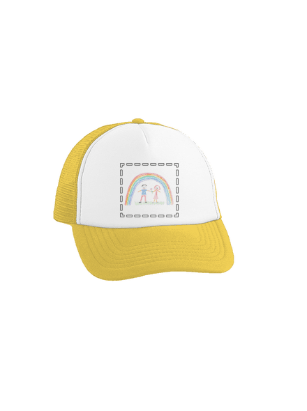 Detské kresby - Nahraj vlastnú šiltovka truckerka Sunflower cap