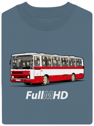 Full MHD unisex mikina bez kapucne Nordic Blue