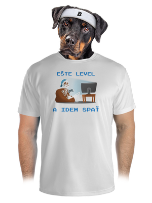 Ešte level pánske športové tričko White