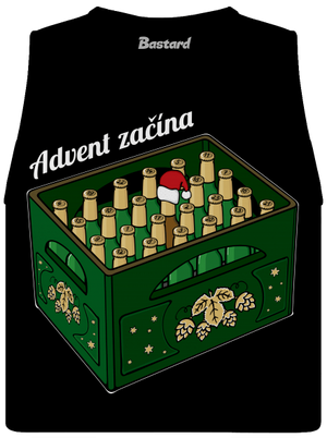 Advent začína dámske tielko voľné Black