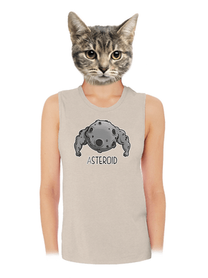 Asteroid dámske tielko voľné Heather Peach