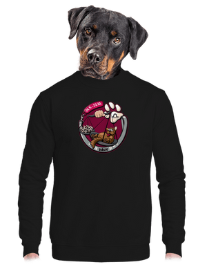 unisex mikina bez kapucne