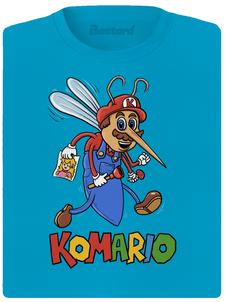 Komario dámske športové tričko Blue Atol