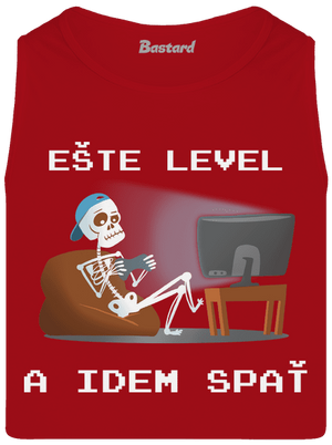 Ešte level pánske tielko Red