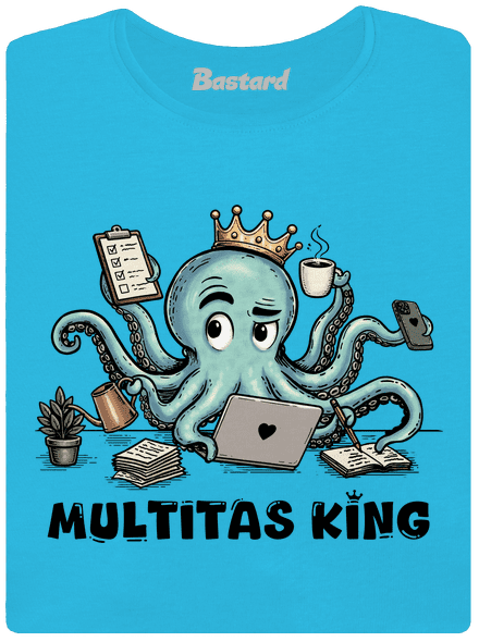Multitas king dámske tričko s lemom Blue Atol