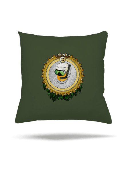 Pivný horoskop: Vodnár vankúš Olive Green