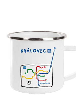 Metro Královec plecháčik White