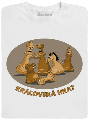 Kráľovská hra detské tričko White