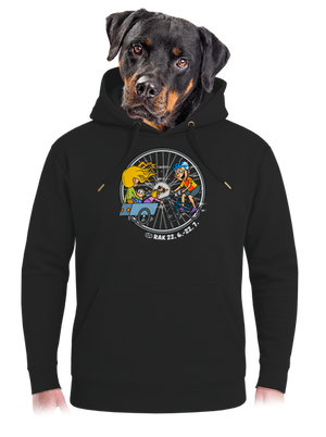 Cyklistický horoskop: Rak unisex mikina premium Dark Black