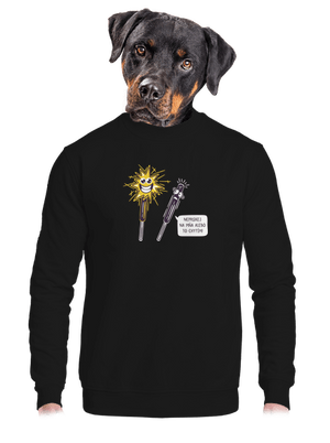 unisex mikina bez kapucne