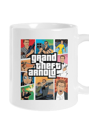 Grand Theft Arnold klasický hrnček White
