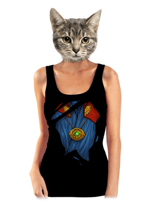 Doctor Inside dámske tielko klasické Black