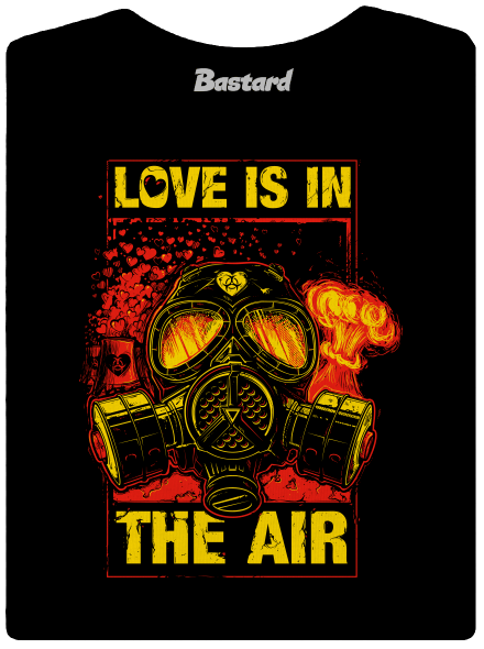 Love is in the Air dámske tričko s lemom Black
