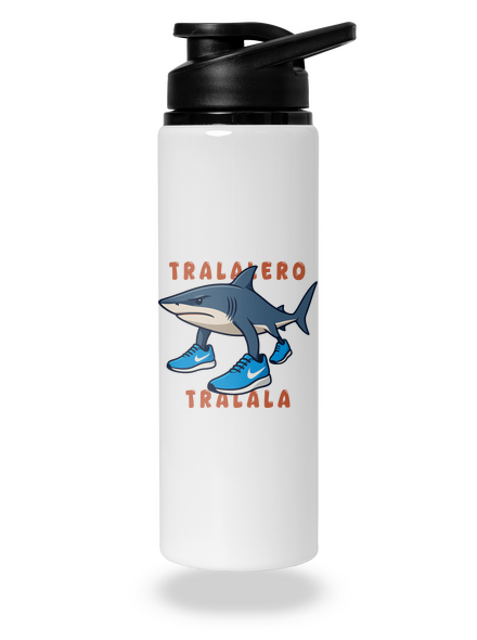 Tralalero Tralala – Italian Brainrot flaša na vodu White