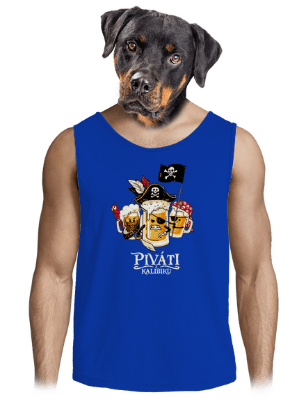 Piváti z Karibiku pánske tielko Royal Blue