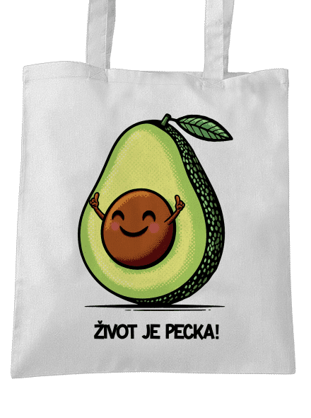 Život je pecka taška White